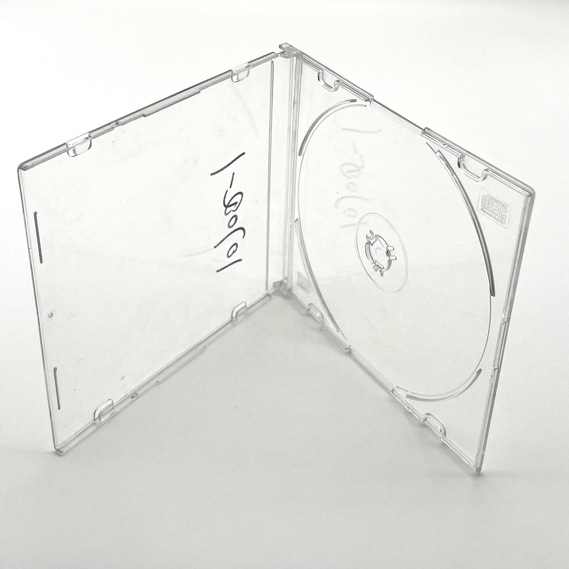 CD Case Single Disc Storage Transparent Dvd Box Super Clear Cd Jewel Case.Single Disc Storage Tray Plastic Box Clear Dvd Protect