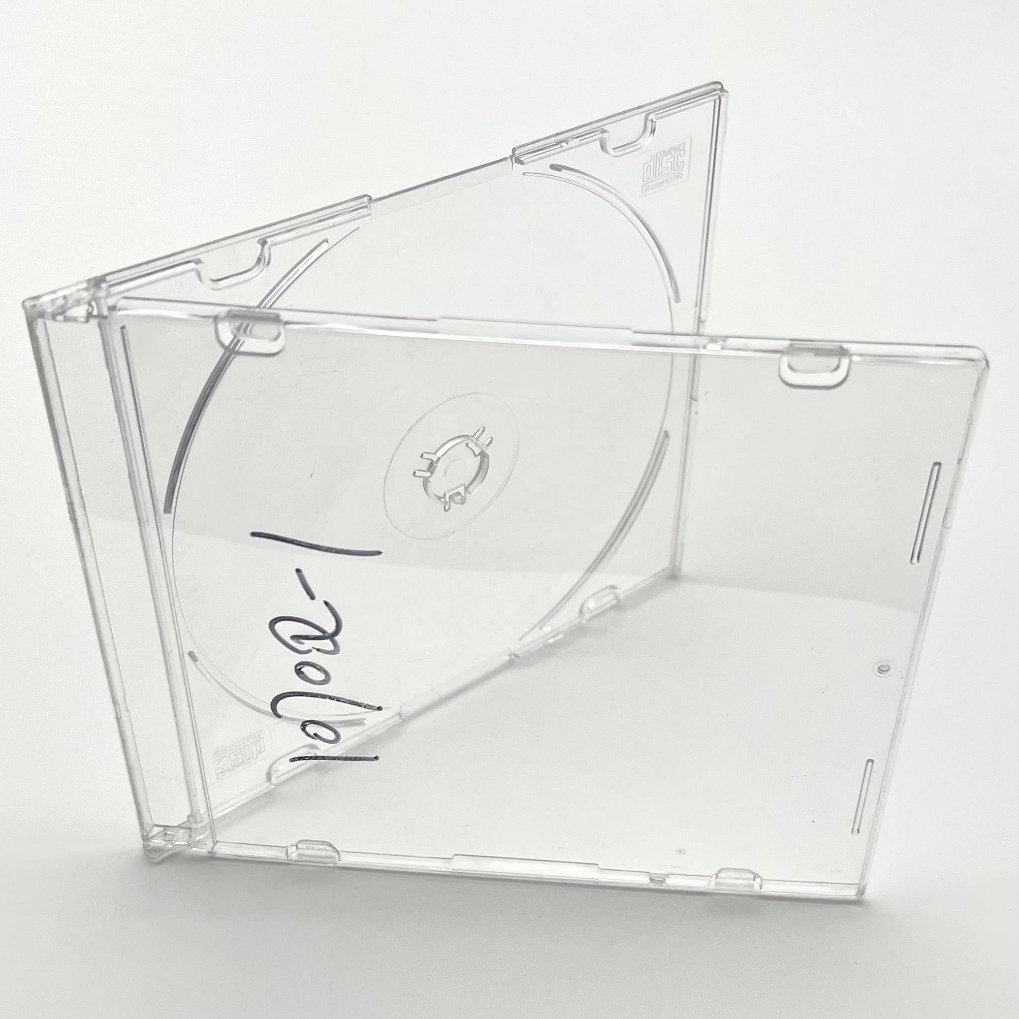 CD Case Single Disc Storage Transparent Dvd Box Super Clear Cd Jewel Case.Single Disc Storage Tray Plastic Box Clear Dvd Protect