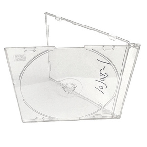 CD Case Single Disc Storage Transparent Dvd Box Super Clear Cd Jewel Case.Single Disc Storage Tray Plastic Box Clear Dvd Protect