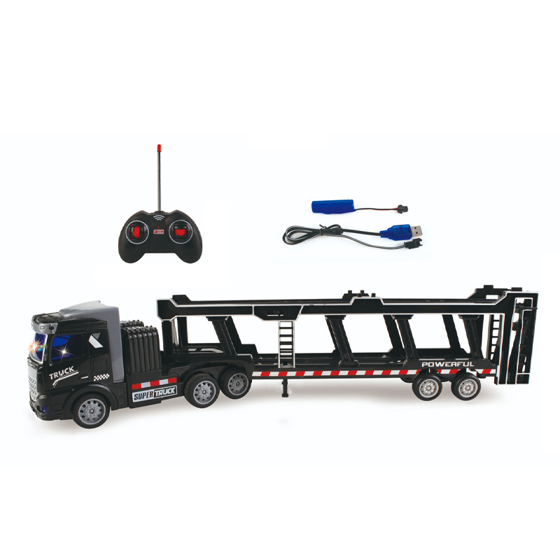 1:48 remote control trailer transportation toy truck rc trailer