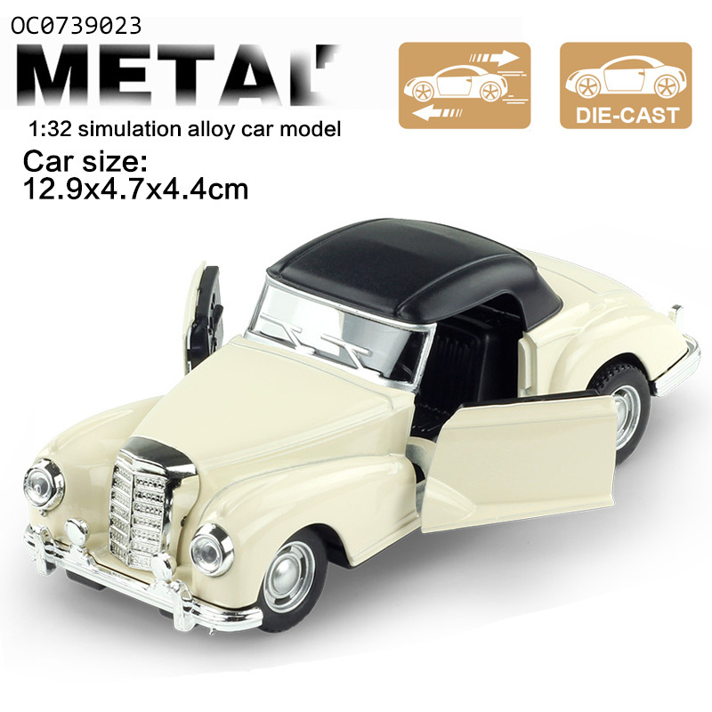 1:32 Pullback classic children's mini die cast metal car toy for boys kids