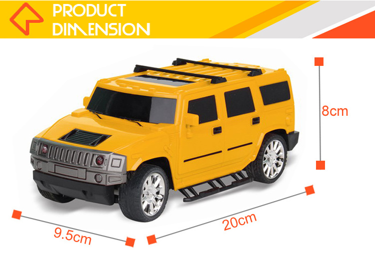 Children cool racing game radio control 4 channel 1:18 car for simulation hummer H2 model