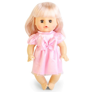 Musical 13 inch small eyes blinking doll baby nursery with accessories