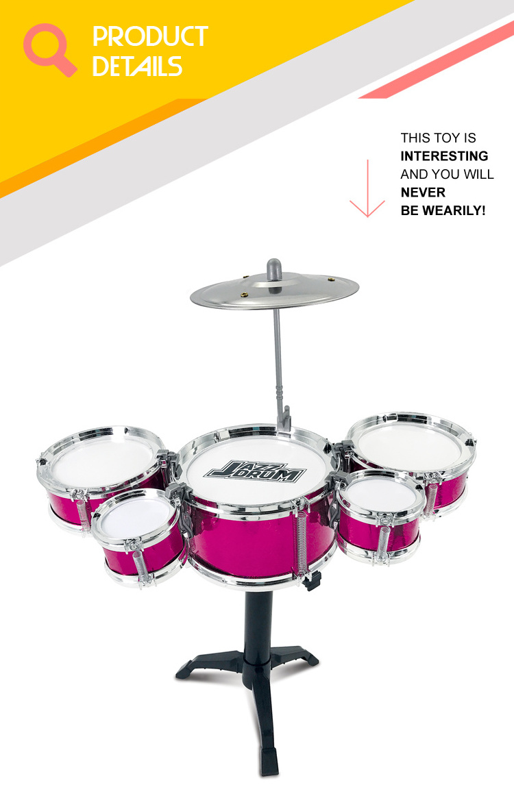 Wholesale toys other musical instruments jazz drum set for kids