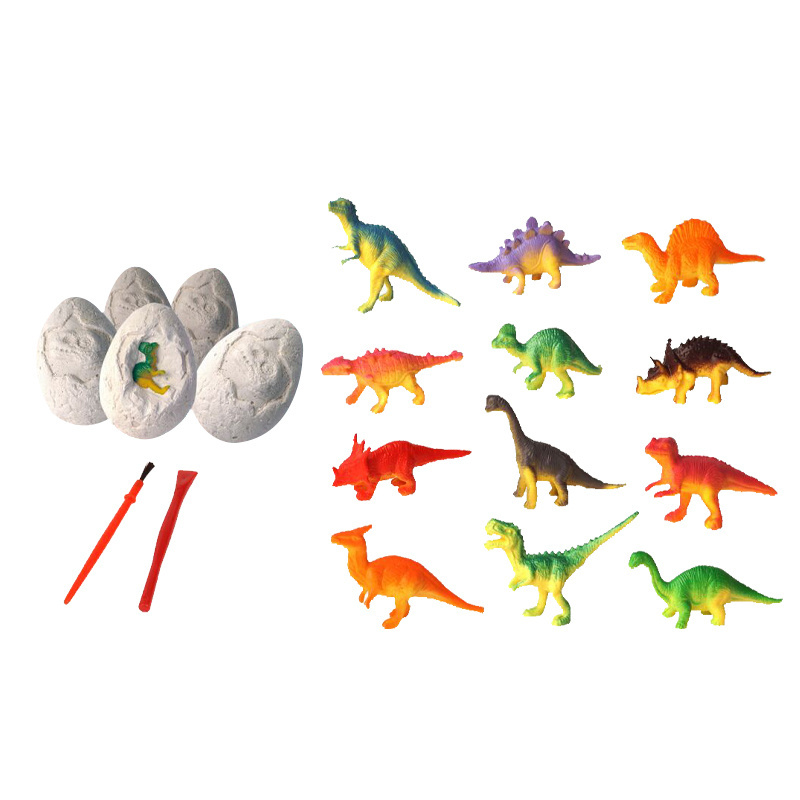 Mystery excavation model dinosaur egg fossil egg digging kits toy for kids