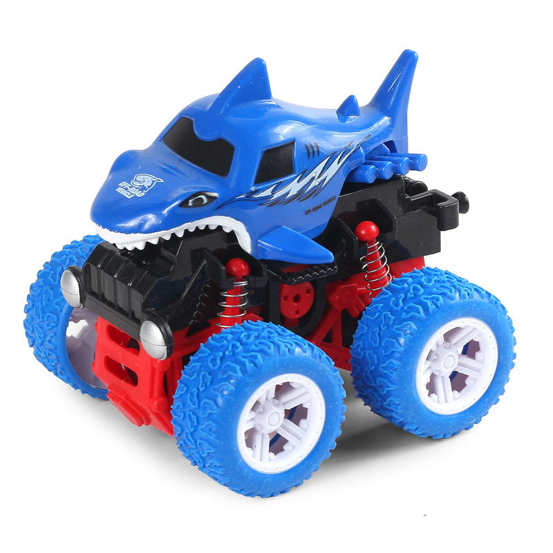 Off road rocking inertial shark cheap friction car toys new for children