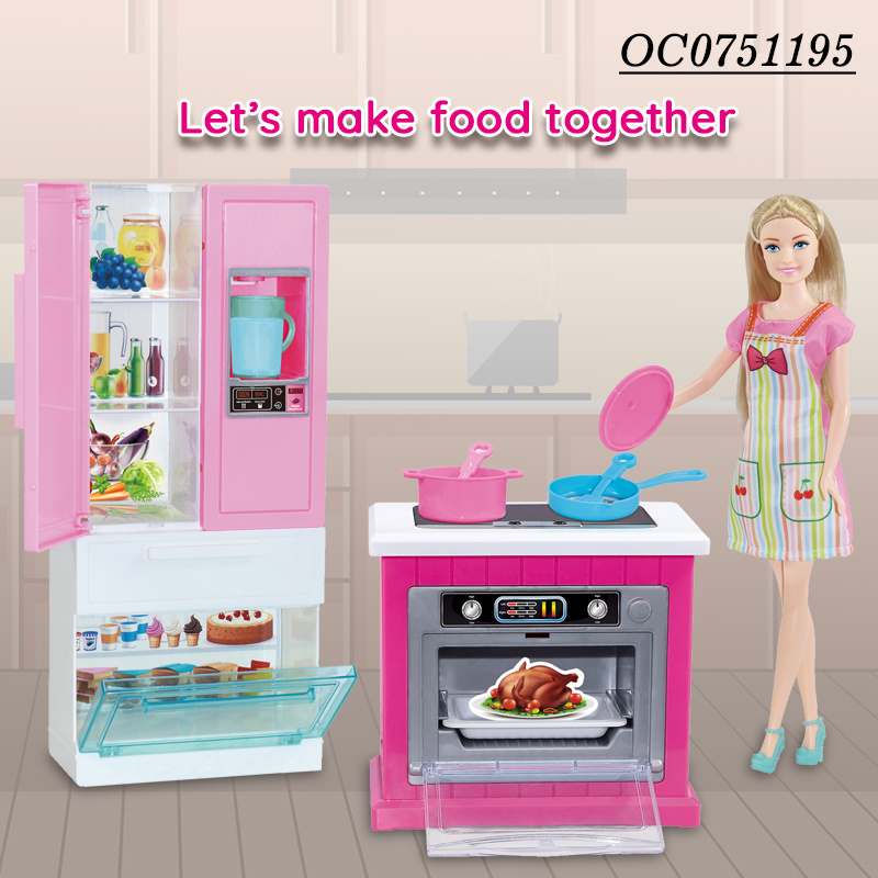 Kids toys fashion doll fashion doll toy kitchen 11 inch fashion dolls for girls