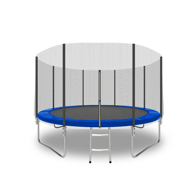 366cm Sport exercise spring kids fitness trampoline outdoor with protective net