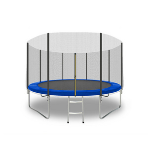 366cm Sport exercise spring kids fitness trampoline outdoor with protective net