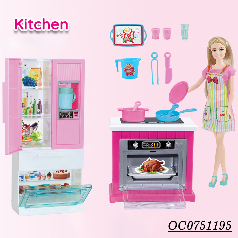 Kids toys fashion doll fashion doll toy kitchen 11 inch fashion dolls for girls