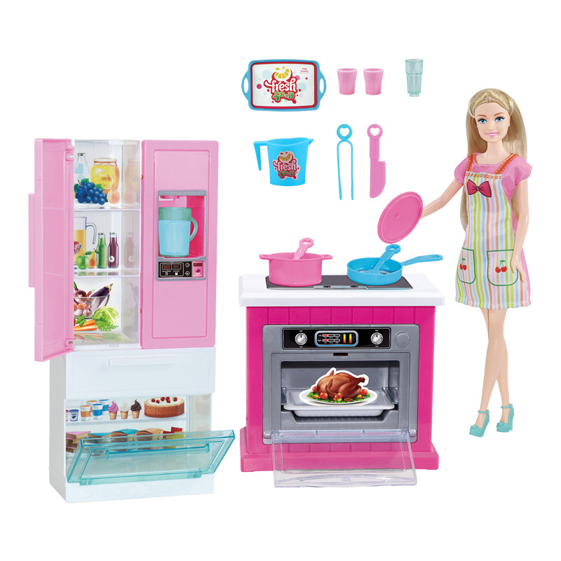 Kids toys fashion doll fashion doll toy kitchen 11 inch fashion dolls for girls