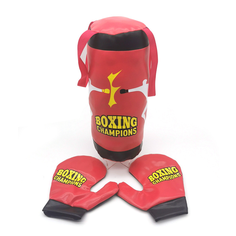 Interesting sport training gloves boxing punching bag play set toy for kids