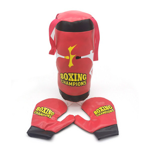 Interesting sport training gloves boxing punching bag play set toy for kids