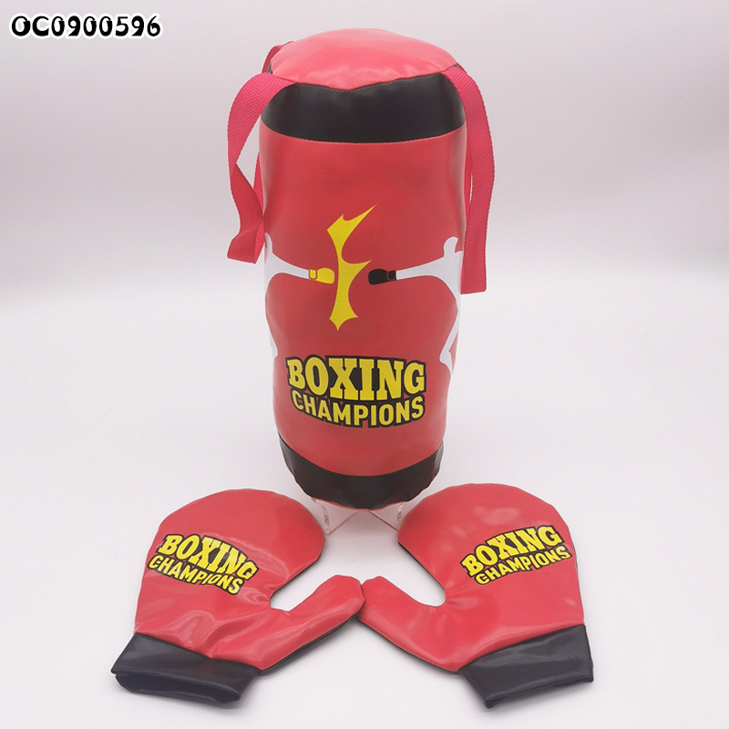 Interesting sport training gloves boxing punching bag play set toy for kids