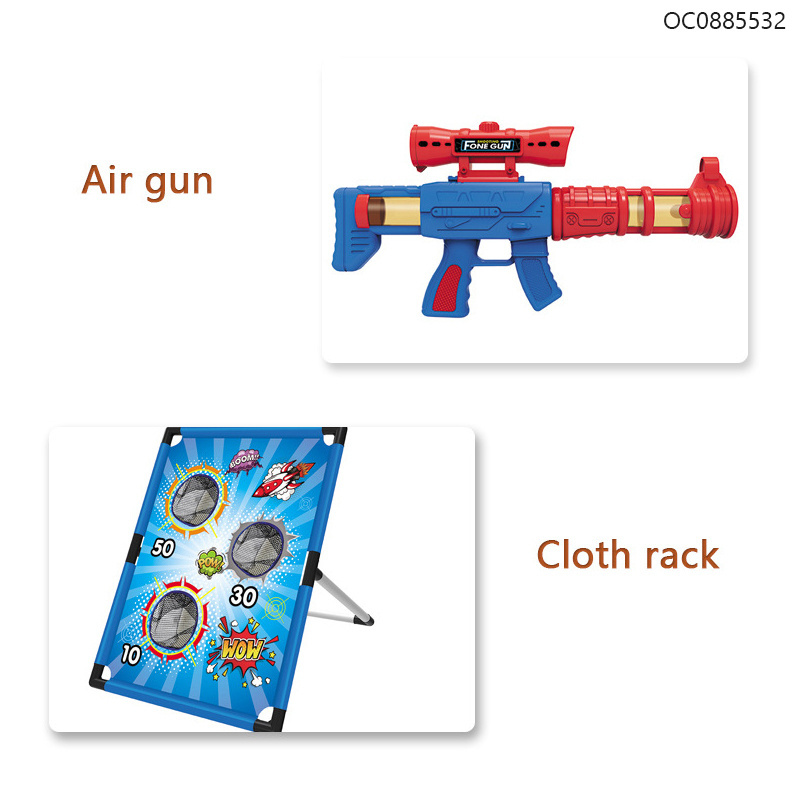 2in1 Target sandbags board bean bag toss toy air soft bullet gun with eva ball