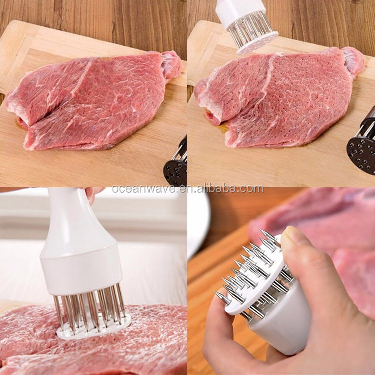 Meat Tenderizer Needle stainless steel meat hammer hamburger maker