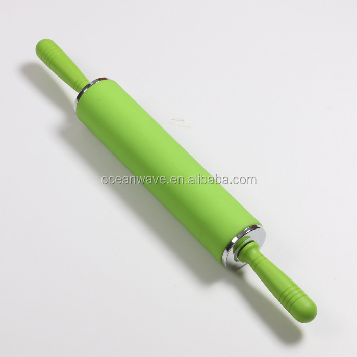 Embossing stainless steel rolling pin and steel roller