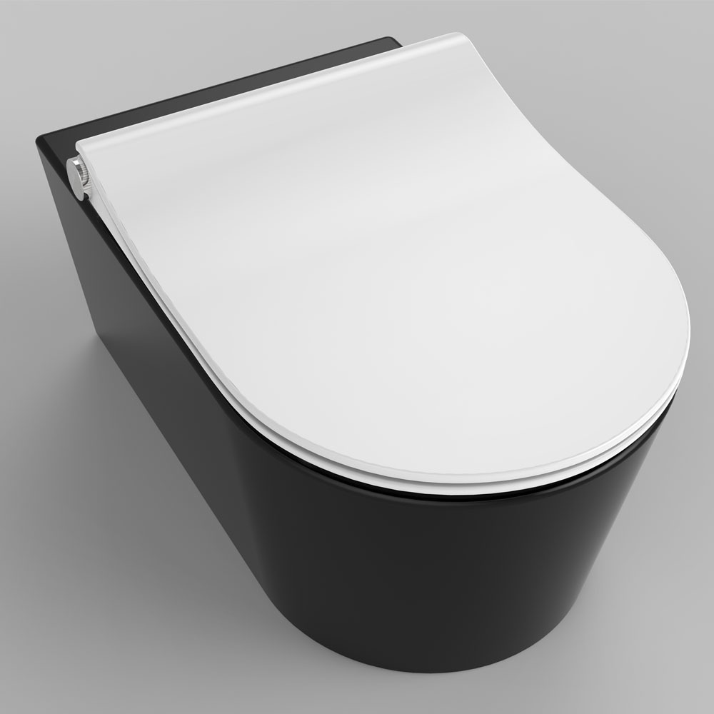 Bathroom Sanitary Europe Standard Slow Drop Led Duroplast Sensor Lighted Urea Toilet Seat Cover