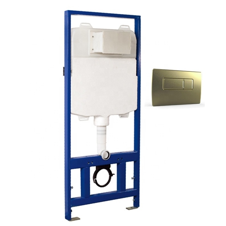 High quality wall hung toilet bathroom system 3/6l flushing concealed cistern in wall water tank