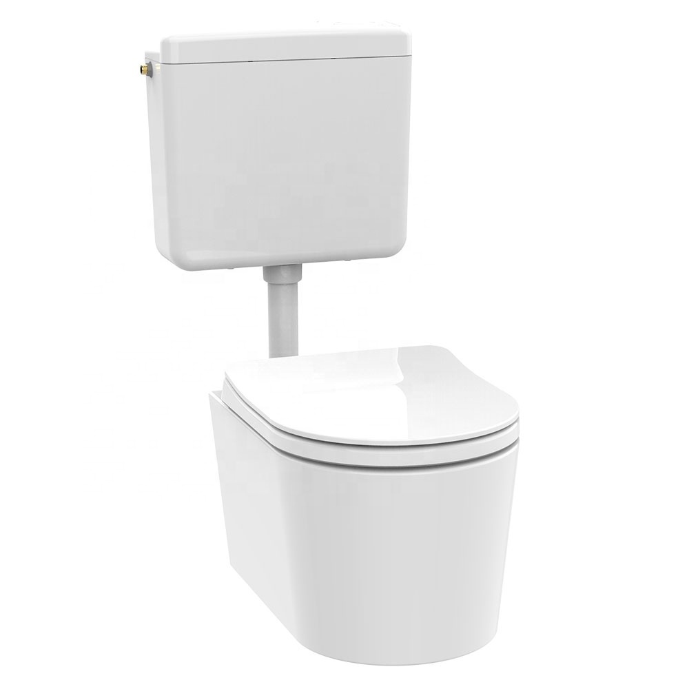 Cheap price CE certificated high quality plastic cistern dual flush water tank for toilet pan