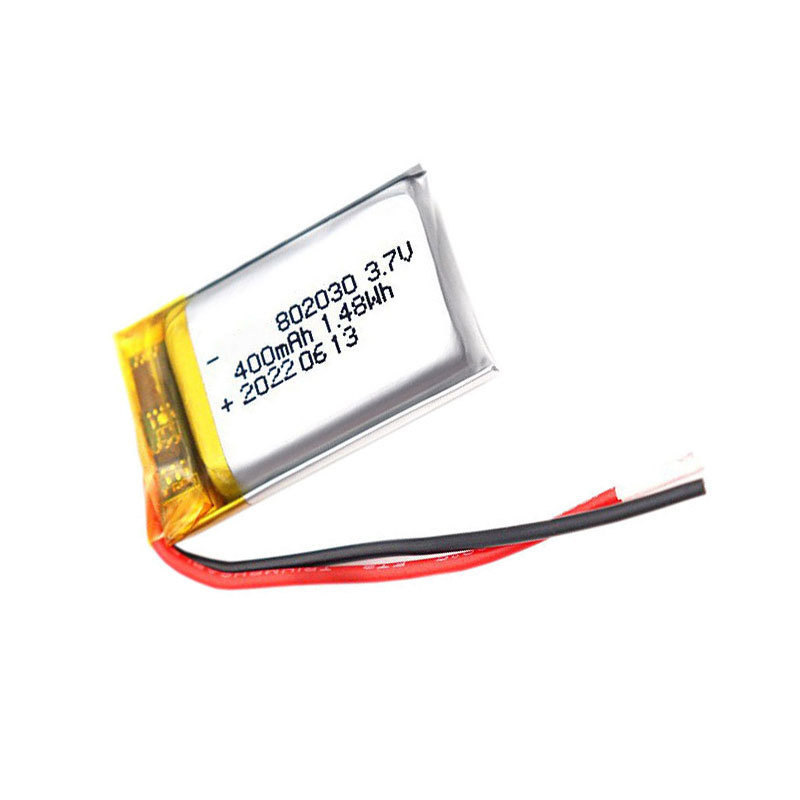 OCELL 802030 Rechargeable Li-PO Cell 3.7V 400 mAh Li-Polymer Battery for Geolocation Gadgets/Fiber Optic Tester