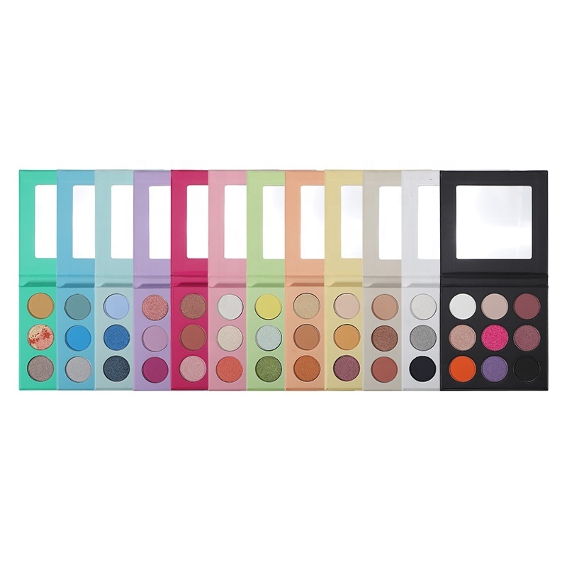 OCHAIN OEM Cosmetics Wholesale Eyeshadow Makeup Pigmented  Natural Creative Bulk Vegan High Quality Eyeshadow Palette