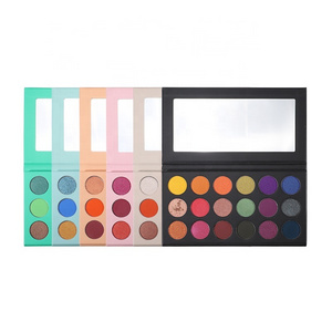 OCHAIN OEM Cosmetics Wholesale Eyeshadow Makeup Pigmented  Natural Creative Bulk Vegan High Quality Eyeshadow Palette