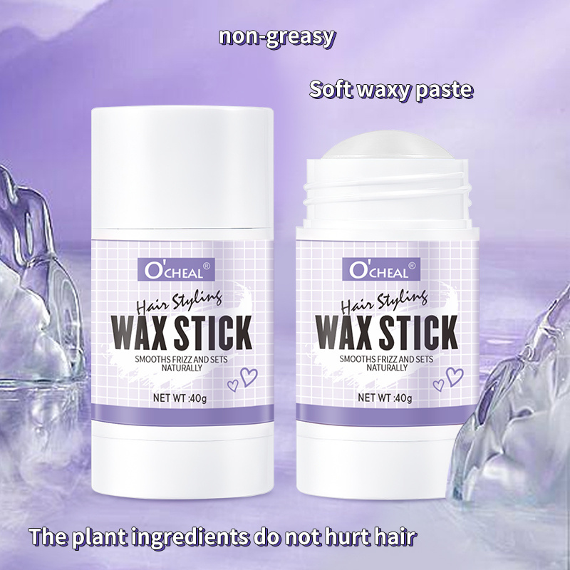 O'cheal Private Label Styling Wax stick Smooth Natural Refreshing Non-greasy Fast Drying Styling Solid Hair Wax Stick