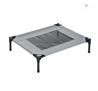 new arriver SPF 50 Elevated Dog Bed Outdoor Portable Large Raised Canopy Pet Dogs Mesh Bed with Removable Sunshade