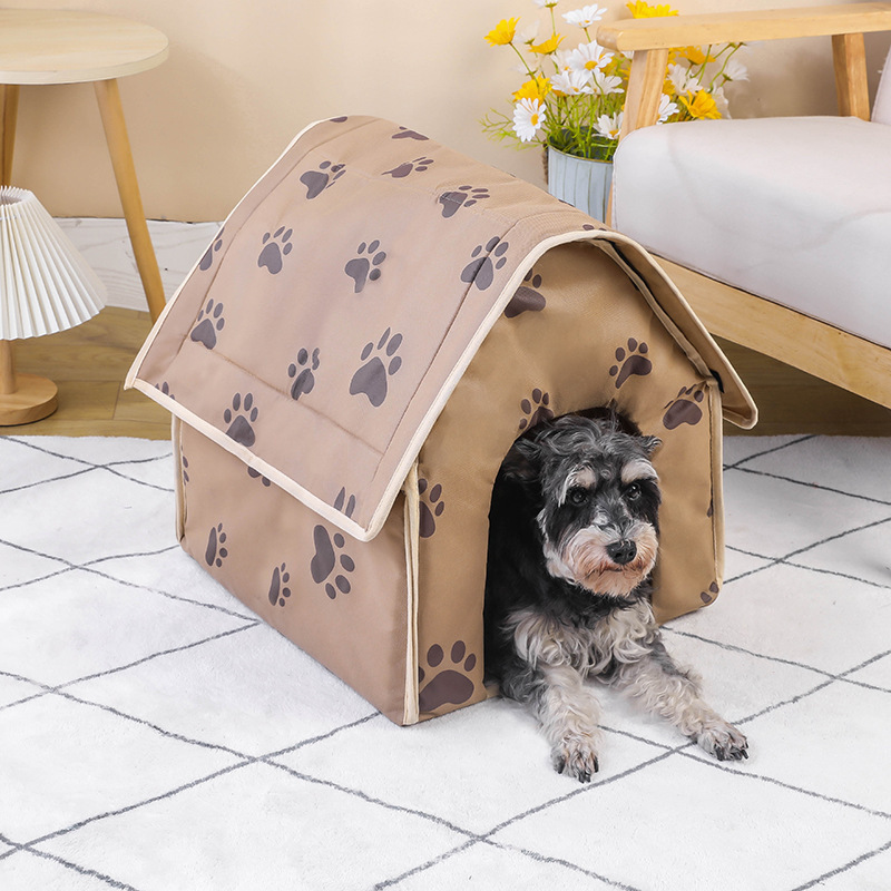 The new pet house small footprints pet nest can be folded and convenient small and medium-sized dog house cat nest