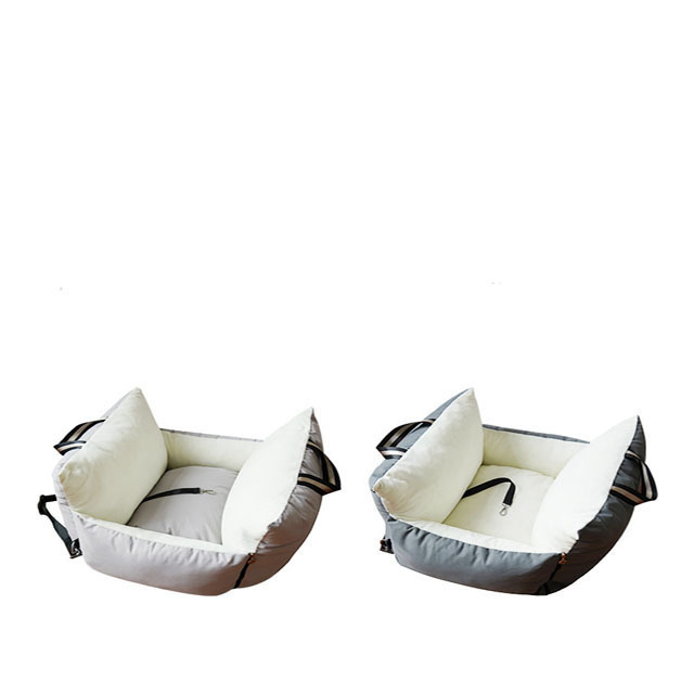 Fully Removable Double-sided Fabric Detachable Dog Kennel Comfortable Safety Nest Dog Car Seat Bed