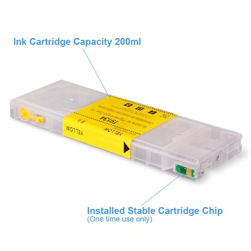 Ocinkjet Multicolor 200ML T9131-T913B Refillable Ink Cartridge With One Time Chip For EPSON SureColor SC-P5000 Printer