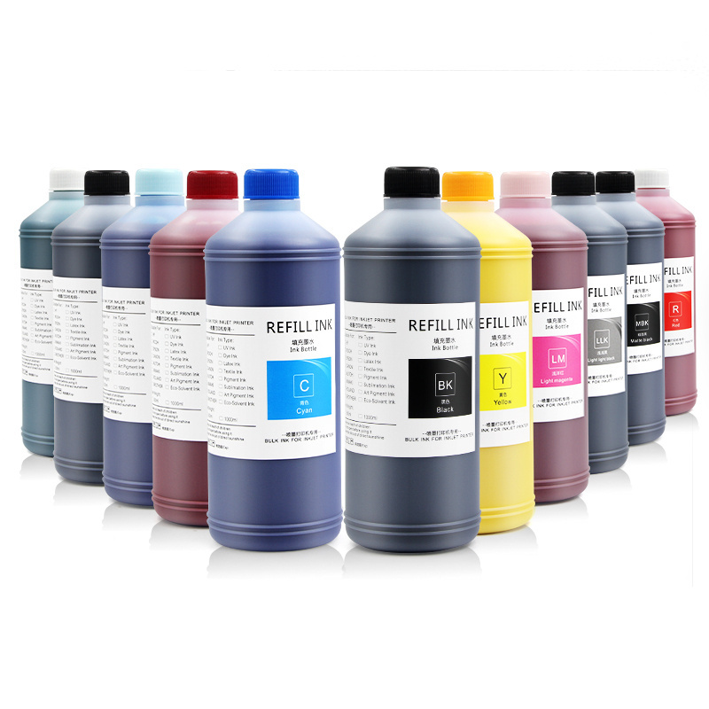 Ocinkjet Offset T Shirt Digital Textile Printing Ink Dtg Ink For Epson L1300 Inkjet Printers Digital Textile Ink