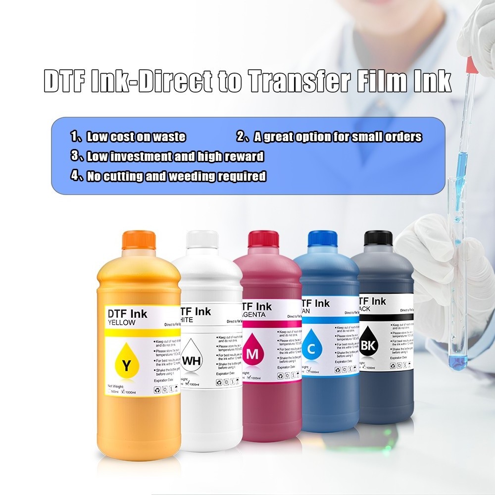 Ocinkjet 5 Colors Name Top Light Magenta Magnetic Dtf Pigment Printer Transfer Shoes Taransfer Eva Ink