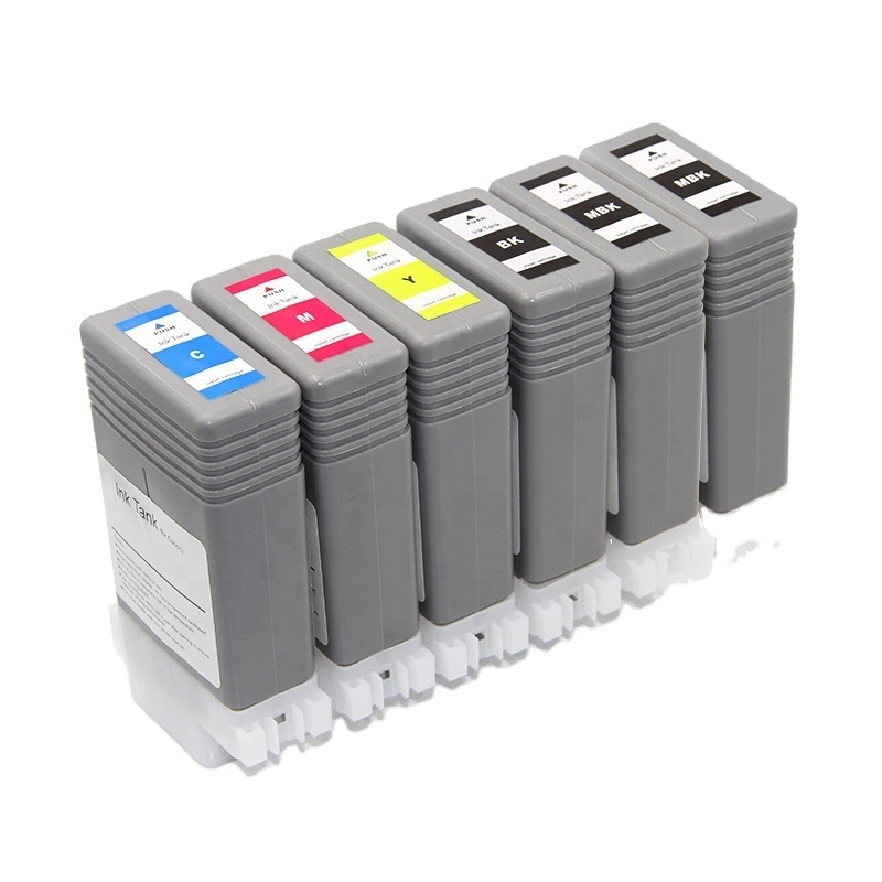 Ocinkjet PFI 102 PFI-102 Empty Refillable Ink Cartridges For Canon IPF750 500 510 600 610 700 710 605 650 655 750 755