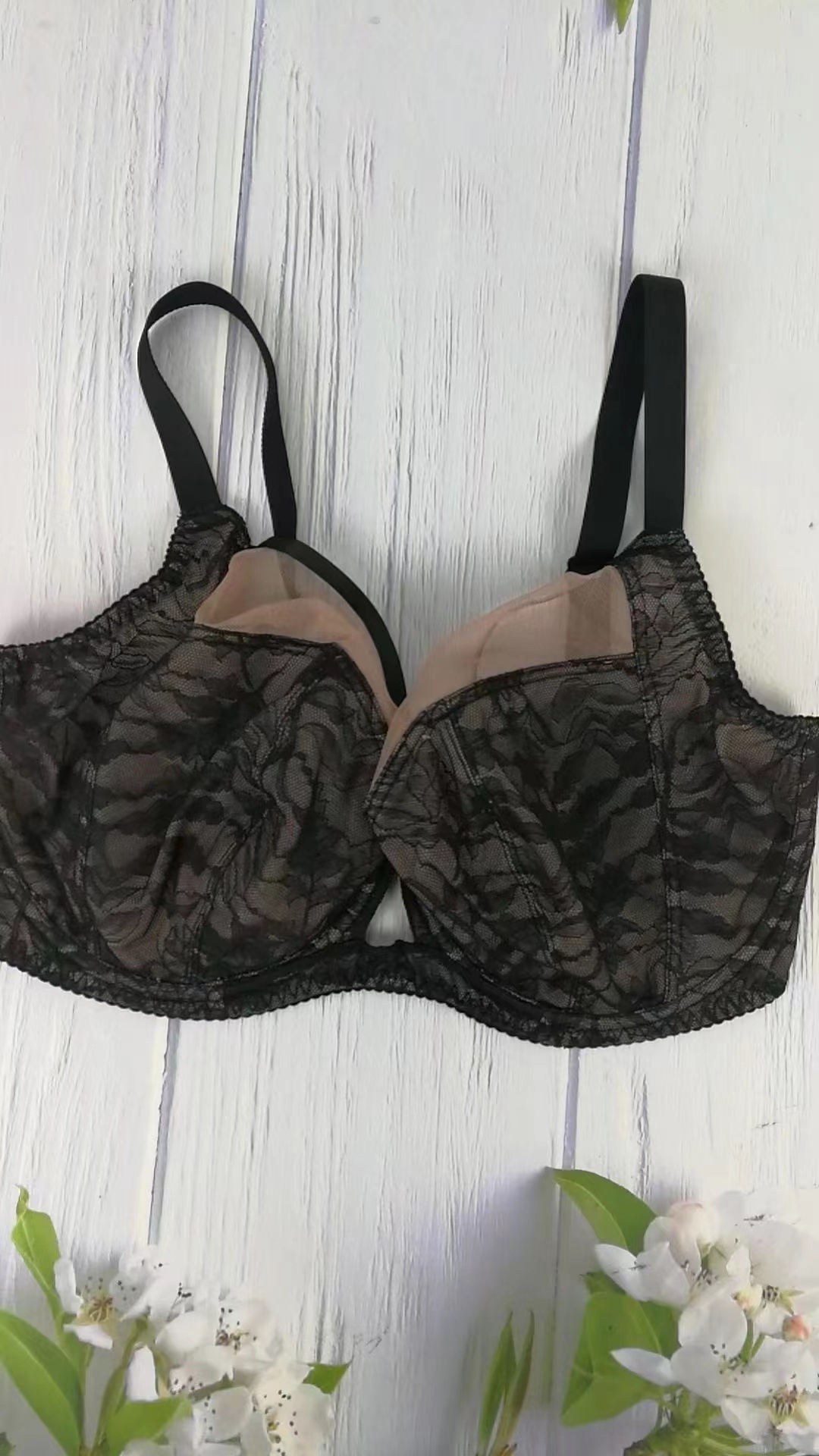 Plus size bra 34-40EFGHIJKLMN  thin cup for women