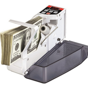 Mini Portable Shop Cash Money Bill Banknote Counter Machine (Model:V40)