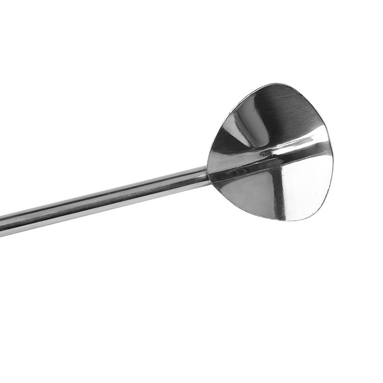 online Top Seller 2024 Bar Tool Cocktail Shaker Jigger Strainer Bar Tool Stainless Steel Heart-shaped / Round Mixing Spoon