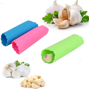 Creative Silicone Garlic Peeler Vegetable Peeler Practical Kitchen Gadget Garlic Stripper Tube Peeling Garlic Peeling