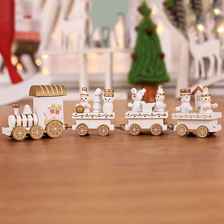 Christmas Tree Decoration Wood Truck Hanging Crafts Wooden Christmas Ornaments for Home Fireplace