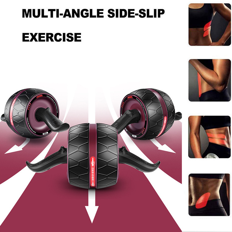 online Hot Sale MINI Abdominal Wheel Rebound Wheel Men's and Women's Home Silent Fitness Equipment