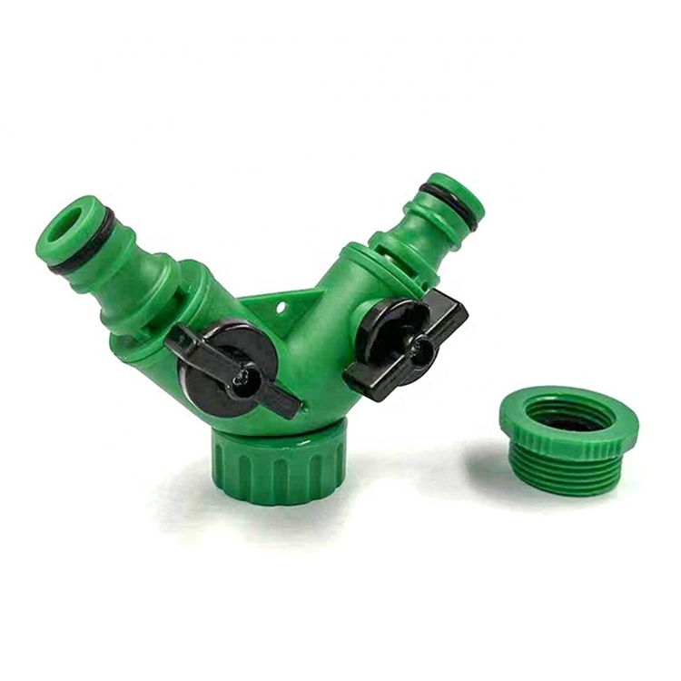 Car Wash Water Gun Three-way Conversion Joint Garden Plastic Belt Switch Water Pipe Joint Y-type Three-way Conversion