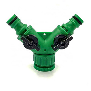 Car Wash Water Gun Three-way Conversion Joint Garden Plastic Belt Switch Water Pipe Joint Y-type Three-way Conversion