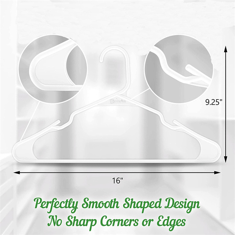 Non Slip Children's Clothes Hanger Toddler Baby Hangers Kids Hangers Plastic Ideal for Daily Use