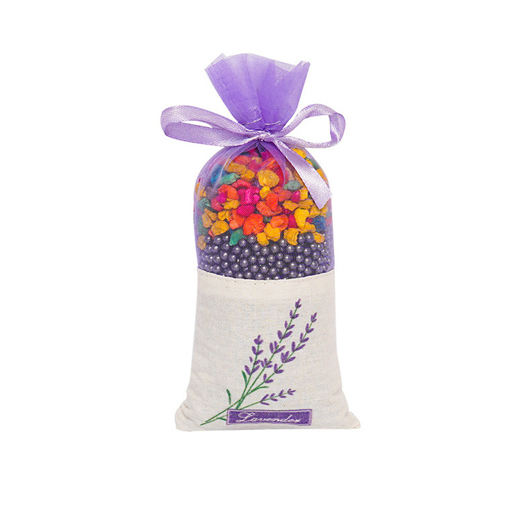 Hot sales delicate sachet car air freshener Natural Lavender Dried Flower Lasting fragrance Soothing charcoal parcel