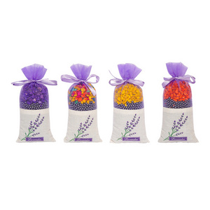 Hot sales delicate sachet car air freshener Natural Lavender Dried Flower Lasting fragrance Soothing charcoal parcel