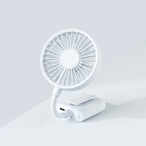 New Mini Multifunctional Desktop Fan White Usb Portable Hand Held Fan Clip Electric Umbrella Hat Fan