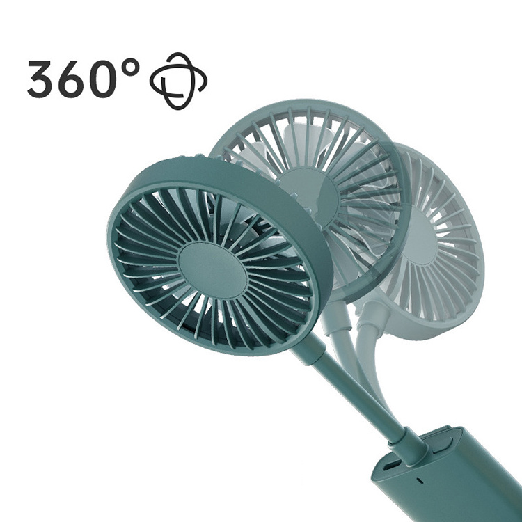 New Mini Multifunctional Desktop Fan White Usb Portable Hand Held Fan Clip Electric Umbrella Hat Fan