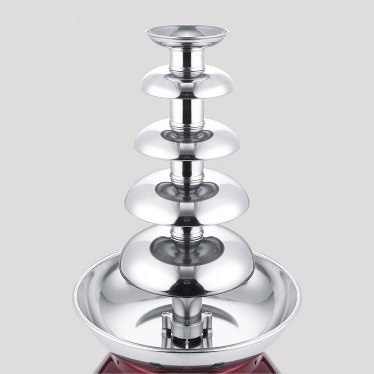 New Commercial Chocolate Fountain Professional Stainless Steel Chocolate Waterfall Fountain With Tower For Commercial Use