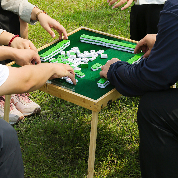 YOUQI High Quality Automatic Mahjong Table Metal Folding Mahjong Table With Wheels Outdoor Entertainment Table